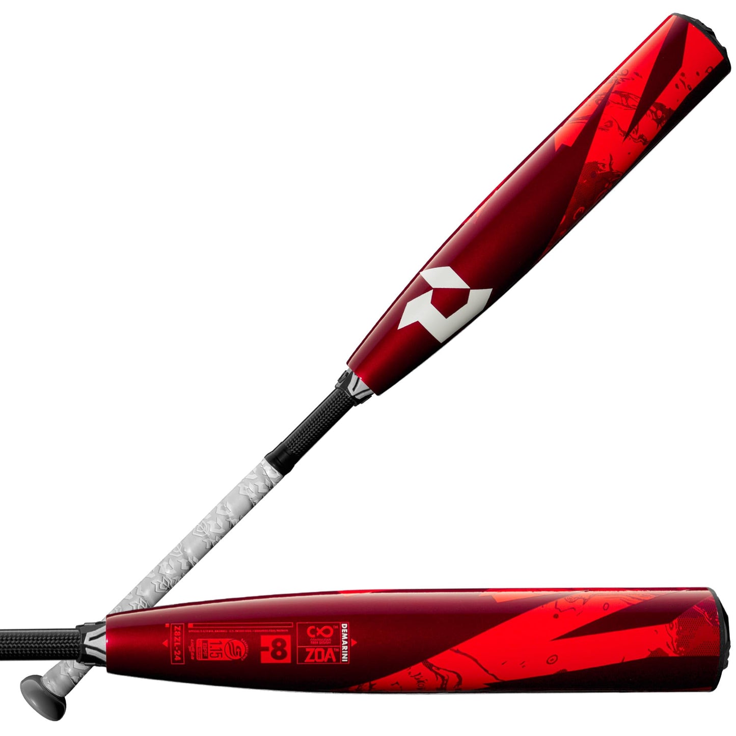 DeMarini 2024 Zoa (-8) 2 ¾” USSSA Baseball Bat - 30"/22 oz