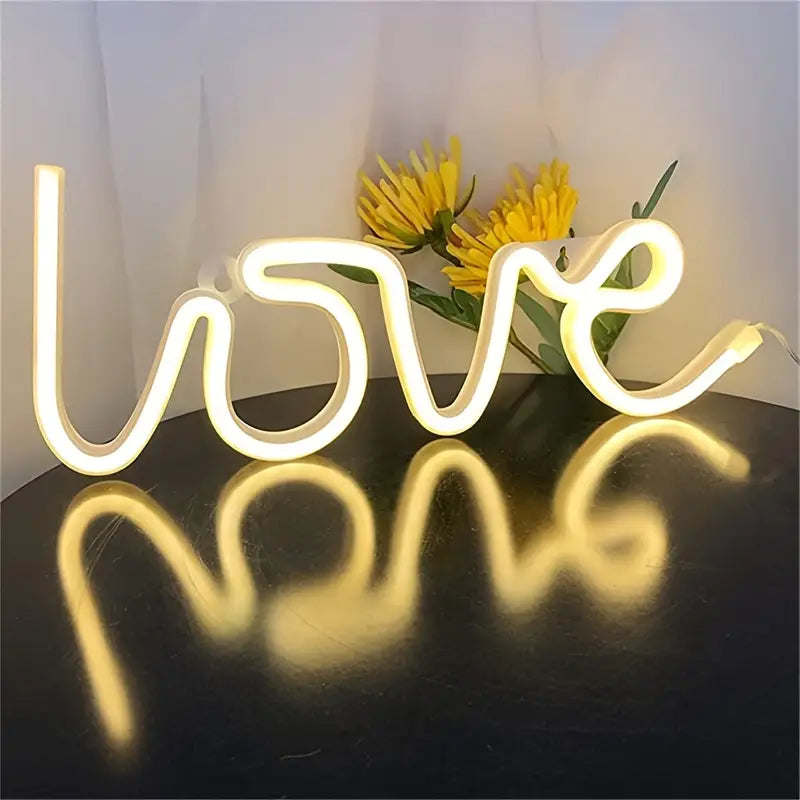LED Neon Sign to Illuminate Your Home (USB/Batteries)