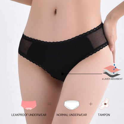 Organic Cotton Leakproof Menstrual Pants for Plus Sizes