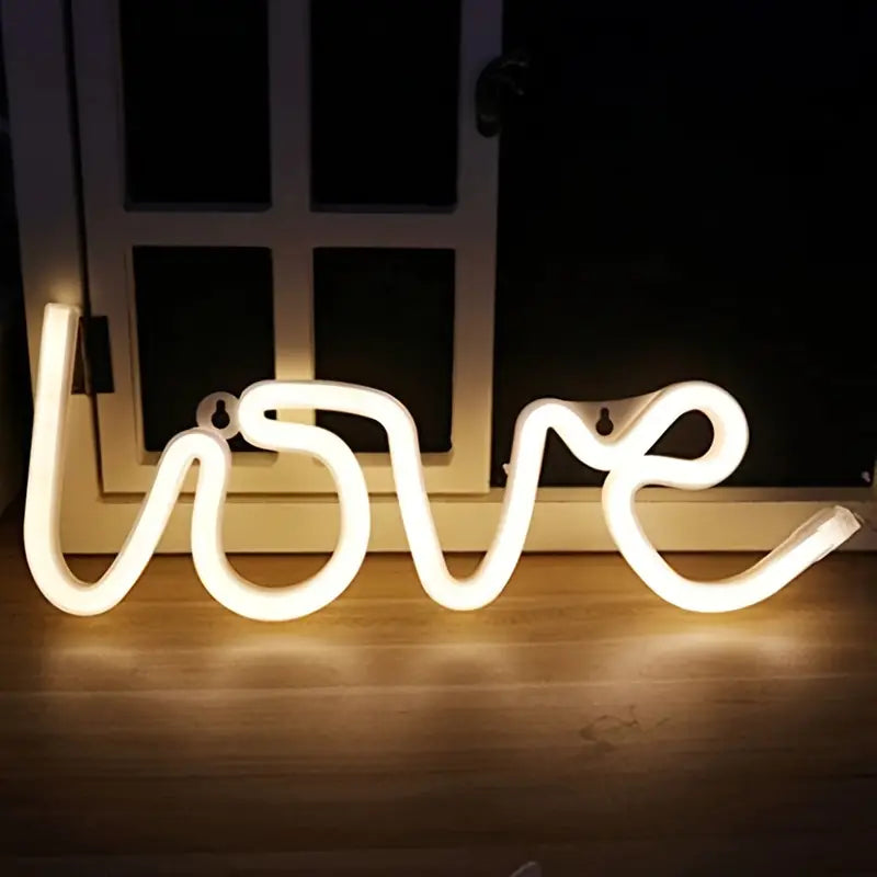 LED Neon Sign to Illuminate Your Home (USB/Batteries)