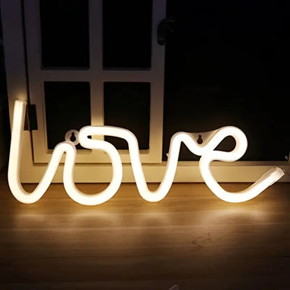 LED Neon Sign to Illuminate Your Home (USB/Batteries)