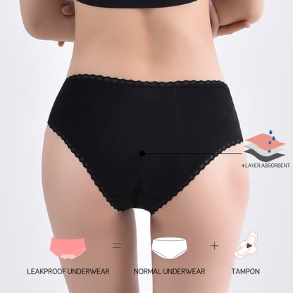 Organic Cotton Leakproof Menstrual Pants for Plus Sizes