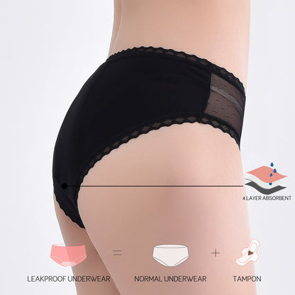 Organic Cotton Leakproof Menstrual Pants for Plus Sizes