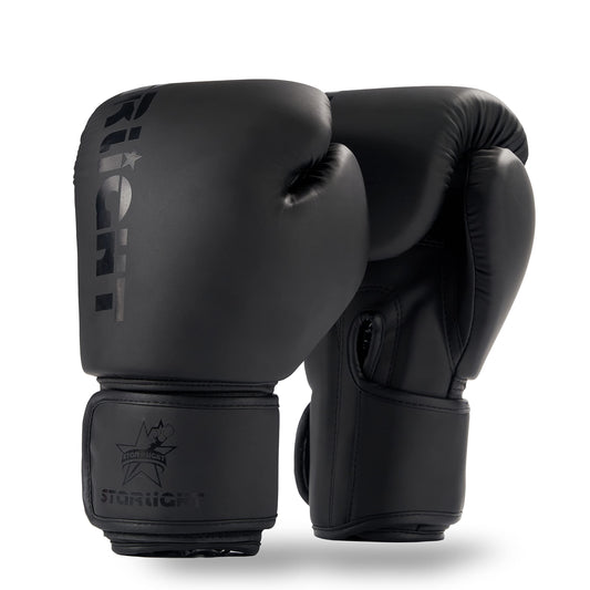 Valchiria Boxing Gloves for Men Women Boxing Training Gloves Heavy Bag Workout Gloves Kickboxing Boxing Sparring Punching Gloves for Boxing Kickboxing Muay Thai MMA(Black 10oz)