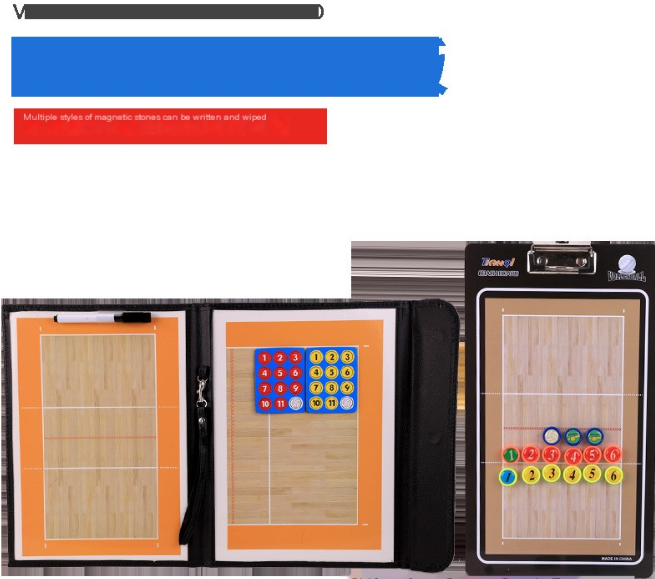 Wholesale Volleyball Folding Magnetic Tactic Board PVC