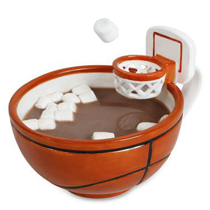 Ceramic Basketball, Soccer, and Cup Set