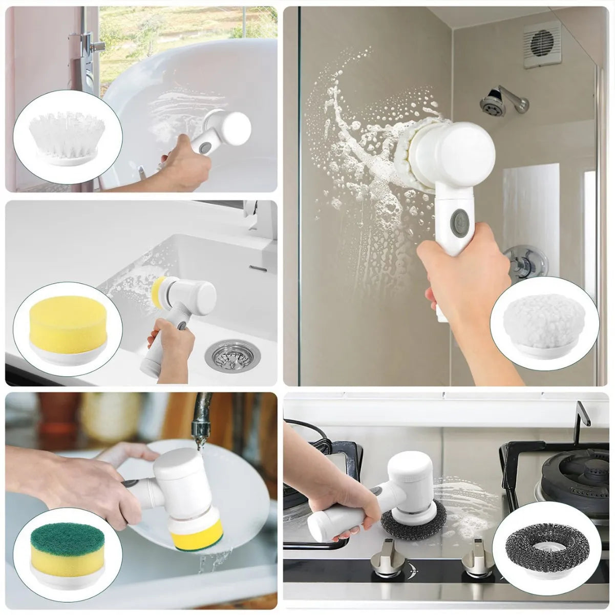 Multifunctional Electric Cleaner Brush